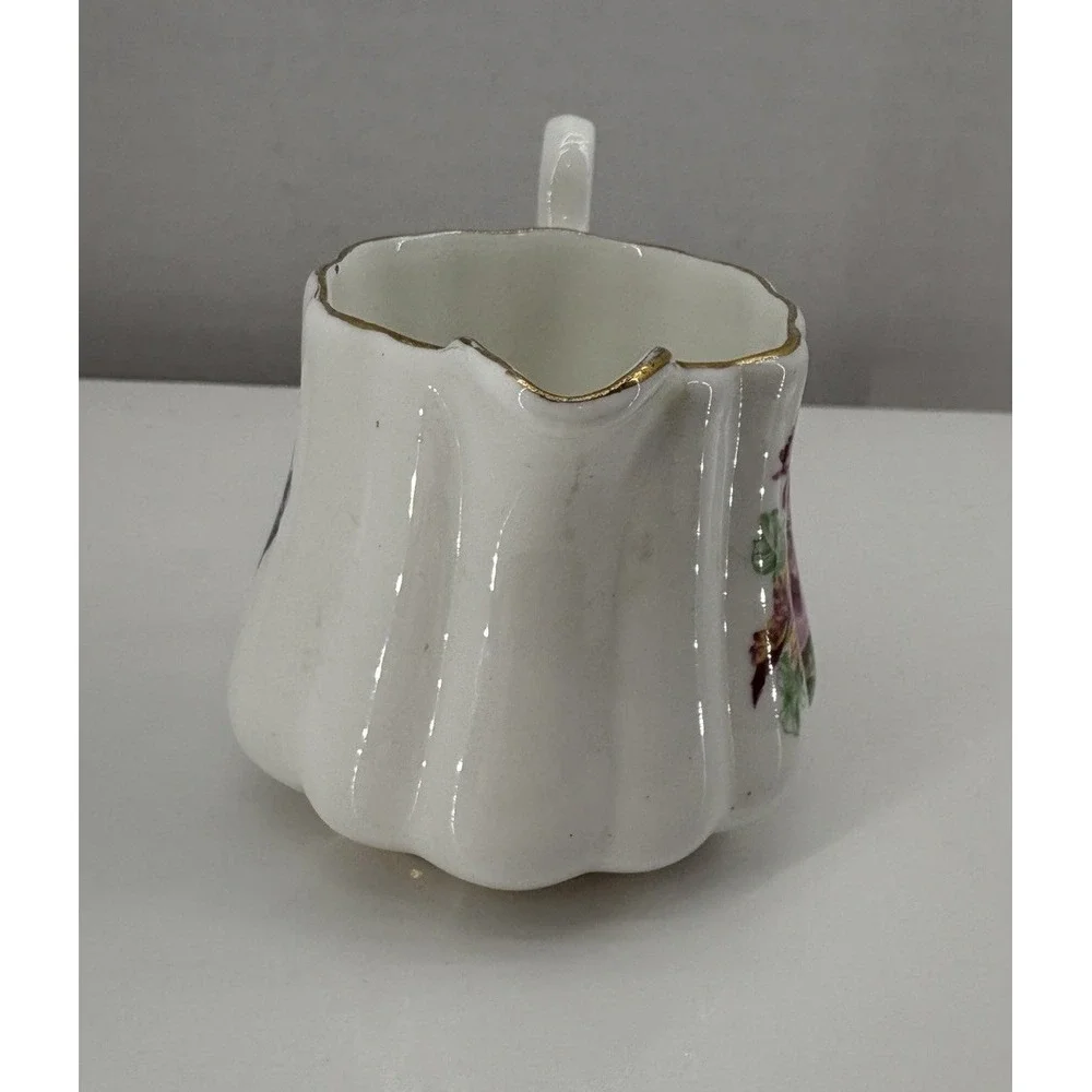 Vintage Royal Stuart Spencer Stevenson Bone China Creamer‎ Roses